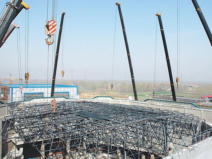 铁岭网架高空滑移法